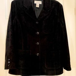 Black Petite Jacket. Three Pockets